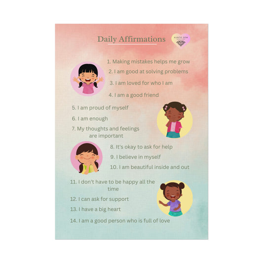 Girls Affirmation's Poster